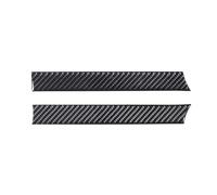 Car Interior Moulding Strips 2pcs Soft Carbon Fiber Pattern Interior Window Door Panel Trim Cover Inner Sticker Strip for N-Box JF3 JF4 Bezel Trim