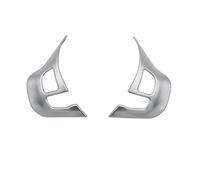 Car Interior Moulding Trim For Peugeot 208 2008-2016 Steering Wheel Sticker Emblem Decal Badge Trim Flying Wheel Panel Interior Accessories(Matte s)