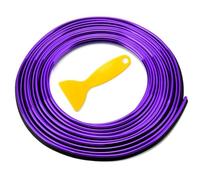 Car Interior Moulding Trim for X1 X2 X3 X4 X5 X6 X7, Door Dashboard Air Vent Steering wheel Decor Line, Universal Car Gap Fillers Automobile,Purple-10m