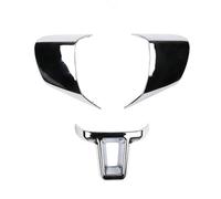 Car Interior Mouldings 1/2/3pcs Car Steering Wheel Decoration Cover Trim Sticker For VW For GOLF For POLO For JETTA MK5 MK6 For Bora Accessories Chrome Trim Decoration Strips(3pcs 369 Clock)