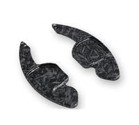 Car Interior Mouldings 2Pcs Car Steering Wheel Paddle Shifter Gear Shift Paddles Accessories For A3 A4 A5 A6 A7 S3 S4 S5 R8 Q5 A4L A6L A8 S7 Q3 Q7 Car Moulding Trim Strips(Dark Grey)