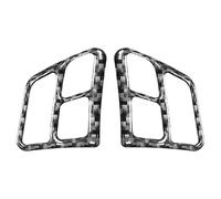 Car Interior Mouldings 2PCS For BMW 3 Series E90 2005-2012 Carbon Fiber Car Steering Wheel Buttons Cover Trim Cover Trim Decoration Strips