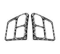 Car Interior Mouldings 2PCS For BMW 3 Series E90 2005-2012 Carbon Fiber Car Steering Wheel Buttons Cover Trim Cover Trim Decoration Strips