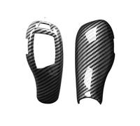 Car Interior Mouldings 2Pcs/Set ABS Carbon Fiber Style Car Gear Shift Knob Cover Trim for BMW F20 F21 F22 F30 F32 F34 F36 F10 F06 F12 F15 F16 Interior Decoration(Sytle 1)