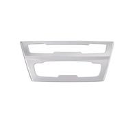 Car Interior Mouldings 4 Style Car Center Console CD Panel Decoration Cover Frame Trim Sticker For BMW X1 F48 X2 F47 2016-2022 Car Accessories Trim Decoration Strips(Silver)