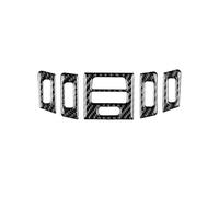 Car Interior Mouldings 5pcs Carbon Fiber Auto Air Conditioner Vent Outlet Cover Mouldings Fit Use For BMW E90 E92 E93 3 Series 2005-12 Car Interior Accessories(1)