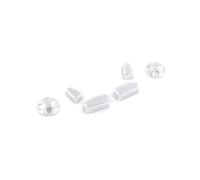 Car Interior Mouldings 6pcs Car Seat Adjustment Button Cover Trim ABS Chrome For Alfa For For Romeo For Giulia For Stelvio 2017 2018 2019 2020(Carbon Fiber)
