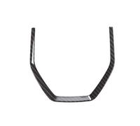 Car Interior Mouldings ABS Car Interior Accessories Steering Wheel Strips Cover Trim For Land For Rover For Discovery Sport 2015-2019 Trim Decoration Strips(Carbon Texture)