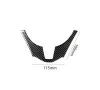Car Interior Mouldings ABS Car Steering Wheel Trim Cover For Mazda 3 For Axela BM BN 2014 2015 2016 Interior Moulding Decorative Trim Interior Decoration Accessories