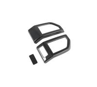 Car Interior Mouldings ABS Carbon Fiber Interior Center Console Inner Dashboard Navigation Decoration Cover Accessories Car Interior(3pcs outlet cover)