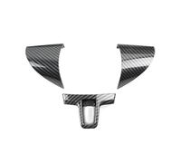 Car Interior Mouldings ABS Carbon Fiber Steering Wheel Panel Protective Cover Trim For VW For Golf MK6 For PASSAT B7 For Tiguan For Jetta For CC Interior Decoration(Type A)