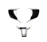 Car Interior Mouldings ABS Chrome Steering Wheel Cover Sticker Case For VW For GOLF 6 MK6 For POLO For JETTA MK5 MK6 For Bora Car Styling Trim Accessories(3pcs 369 Clock Style)