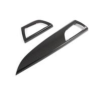 Car Interior Mouldings ABS Dashboard Side Air Vent Panel Trim Cover for BMW 1 & 2 Series F20 F21 F22 F23 (2012-2017) - Carbon Fiber Texture - Easy Fit LHD Interior Accessories (2PCS)