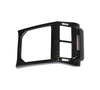Car Interior Mouldings ABS Rear Row AC Vent Outlet Frame Cover Trim For Land For Rover For Range For For Evoque 2014-2018 Car Accessories Car Interior Moulding Trim(Black Wood Grain)