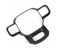 Car Interior Mouldings Car Carbon Fiber Style Steering Wheel Panel Cover Trim Sticker For 2021 2022 2023 2024 Auto Accessories Decoration Auto Interior