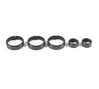 Car Interior Mouldings Car Center Console Air Conditioner Volume Button Ring For Mazda For MX-5 NC 2009-2014 Car Interior Accessories Car Interior Trim Strips(Black)
