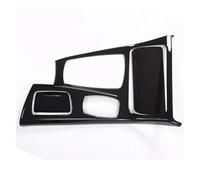 Car Interior Mouldings Car Center Console Gear Shift Panel Cover Trim ABS For 5 Series F10 520li 525li 530li 2011-2017(Piano black)