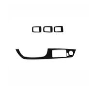 Car Interior Mouldings Car Door Window Switch Frame Cover Trim Piano Black Stickers Kit For BMW 3 Series E90 2005-2012 Car Interior Accessories LHD&RHD(LHD-Without Folding)