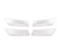 Car Interior Mouldings Car Inner Door Armrest Panel Handle Pull Trim Cover Stickers For Land Rover For Freelander 2 2007-2015(Silver)