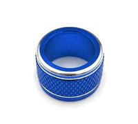 Car Interior Mouldings Car Rearview Mirror Adjustment Knob Trim Cover Control Switch Decoration Rings For Subaru XV For Forester For Outback 2015-2018 WRX Auto Interior(A Blue)