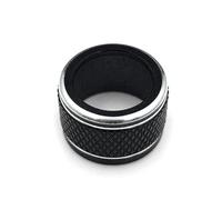 Car Interior Mouldings Car Rearview Mirror Adjustment Knob Trim Cover Control Switch Decoration Rings For Subaru XV For Forester For Outback 2015-2018 WRX Auto Interior(A Black)