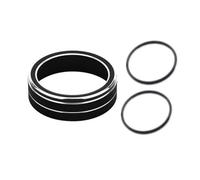 Car Interior Mouldings Car Rearview Mirror Adjustment Switch Knob Ring Internal Decoration Accesories For VW For Golf Mk7 For Polo 2015-2019 Auto Interior(Black)