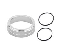 Car Interior Mouldings Car Rearview Mirror Adjustment Switch Knob Ring Internal Decoration Accesories For VW For Golf Mk7 For Polo 2015-2019 Auto Interior(Silver)