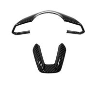 Car Interior Mouldings Car Steering Wheel Covers Trim Sticker For Mazda 2 For Demio 3 6 For CX-3 CX-5 CX5 CX-4 CX8 CX-9 For Axela For ATENZA 2017 2017-2021 Interior Decoration(2pcs Carbon Look)