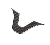 Car Interior Mouldings Car Steering Wheel Panel Cover Interior Carbon Fiber U Shape Decor For Mercedes For Benz C GLC Class W205 X253 2016-2018 Trim Decoration Strips