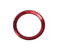 Car Interior Mouldings Car Styling Decoration Ring Steering Wheel Circle Sticker For BMW E90 E91 E92 E93 X1 X3 X5 X6 For M3 For M5 E46 E39 Car Interior Moulding Trim(Red)