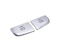 Car Interior Mouldings Car Styling Handbrake Shift Panel Button Cover Trim Sticker For A3 8V 2013 2014 2015 2016 2017 2018 2019 Interior Stickers Car Interior Moulding Trim(Handbrake Silver)