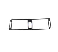 Car Interior Mouldings Carbon Fiber Car Central Air Conditioner Outlet Frame Cover Sticker Decoration Auto Interior Accessories(1)