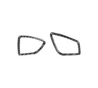 Car Interior Mouldings Carbon Fiber Car Dashboard Air Conditioning Defrosting Vent Trim Frame Sticker For BMW 3 Series GT F30 F34 2013-2018 Accessories(Left-hand drive A)