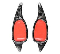 Car Interior Mouldings Carbon Fiber Car Steering Wheel Shift Paddle Interior Accessories For A5 S3 S4 S5 S6 SQ5 RS3 RS4 RS5 RS6 RS7 RS Q3 For TT R8 Interior Decoration(Forged Pattern)