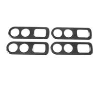 Car Interior Mouldings Carbon Fiber Color Car Steering Wheel Cover Panel Trim For Odyssey 2016 2017 2018 2019 Door Window Switch Lift Button