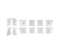 Car Interior Mouldings Compatible with Benz C E Class W204 W212 Car Steering Wheel Door Unlock Memory Window Lift Button Stickers(B Model Silver)