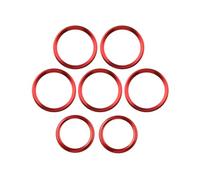 Car Interior Mouldings Compatible With Benz For W177 For Glb For Gla For Cla 2019 2020 Car Central Dashboard Rear For Seat Ac Air Vent Trim Cover(Red)