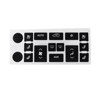 Car Interior Mouldings Compatible with Cadillac for Escalade 2007 2008 2009 2010 2011 2012 2013 2014 Car Dashboard Climate Control Button Repair Sticker