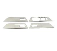 Car Interior Mouldings Fits for Skoda For Karoq 2017-2021 Inner Door Handle Steering Wheel Read Light Armrest Window Lift Switch Button Trim Modify Frame Cover Interior Decoration Accessories(Sty
