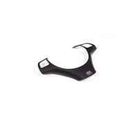 Car Interior Mouldings For 3 Series E90 E92 2005-2012 ABS Matte Black Style Car Steering Wheel Decoration Cover Trim Frame Sticker(Style 1)