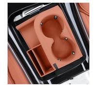 Car Interior Mouldings For Benz E Class W214 E260 E300 Car Accessories Central Control Water Cup Anti Slip Silicone Protective Pad Trim Sticker Accessories(C Brown)