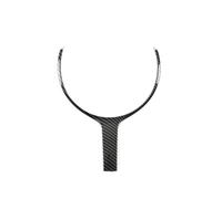 Car Interior Mouldings For BMW F Chassis F06 F10 F11 F12 F15 F16 F20 F21 F22 F23 F30 F32 F34 ABS Carbon Texture Car Interior Steering Wheel Cover Trim Interior Decoration(Onecolor)