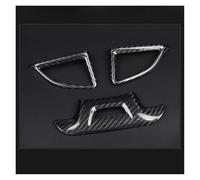 Car Interior Mouldings for Chevrolet for Camaro Carbon Fiber Car Steering Wheel Panel Decoration Sticker 2016-2021 Trim Car Interior Panel Trim(Black)