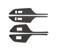 Car Interior Mouldings For Civic 10 Tenth Generation Window Button Panel Decoration Carbon Fiber Car Interior Modification Accessori(Black)