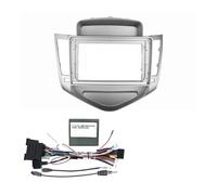Car Interior Mouldings For Cruze 2009-2014 9inch 2 Din Car CD DVD Player Radio Android Stereo Harness Screens Dashboard Cables Frame(Frame and Cable1)