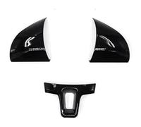 Car Interior Mouldings For G&olf 6 MK6 For p&assat B7 For CC For B&ORA For Polo For T&iguan For Caddy For T&OURAN Car Steering Wheel Cover Protective Trim(Black B 3pcs)