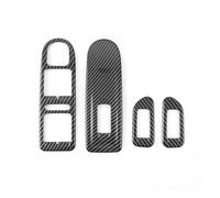 Car Interior Mouldings For Golf 6 MK6 2010 2011 2012 2013 Interior Window Lifter Switch Control Panel Cover Carbon Texture Inner Accessories Trim