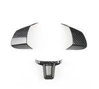 Car Interior Mouldings For Golf 6 MK6 For Passat B7 For CC For Jetta For Bora For Polo For Tiguan For Caddy For Touran Car Steering Wheel Cover Protective Trim Car Vent Outlet Trim(Carbon A 3pcs)