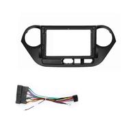 Car Interior Mouldings For Hyundai For I10 2013-2016 9 Inch Car Radio Android Stereo Audio Screen Multimedia Video Player Navigation Harness Frame(Frame and Cable LHD)