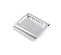 Car Interior Mouldings For Mercedes For Benz E Class W213 2016 2020 Car Rear Row Middle Bulge Pedal Protection Cover Trim Anti Kick Plate Stowing Tidying Car Interior(Matte Silver)